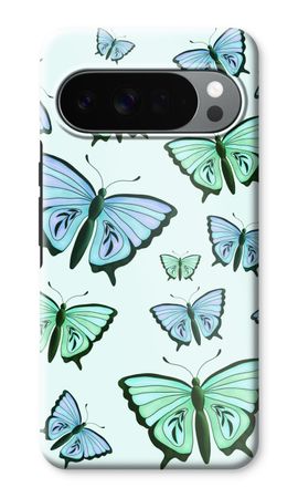 Blue & Green Butterflies