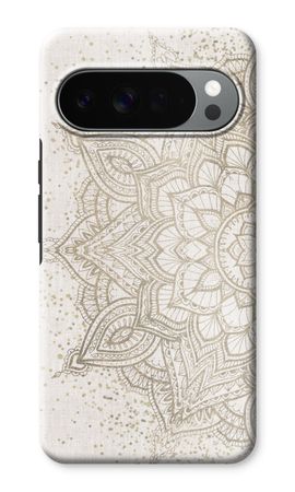 Boho golden mandala