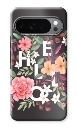 Hello in flowers