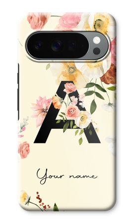 Flirty Flowers Monogram