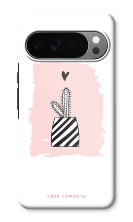 Black and white cactus