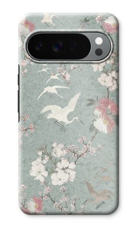 Blüte der japanischen Kranichvögel