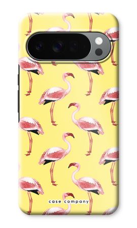 Flamingo's geel
