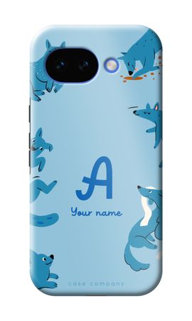 Playful Dogs Monogram