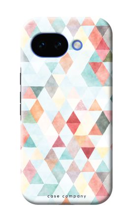 Coloured triangles pastel