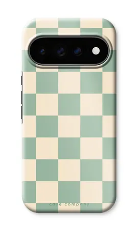 Checkered Mint, Google Pixel 11 Pro XL hardt deksel