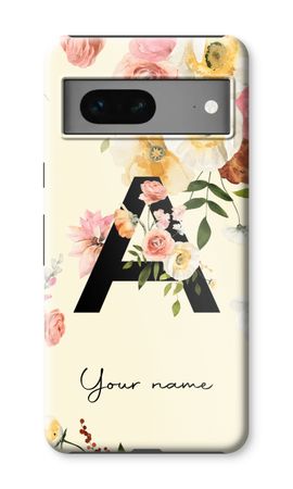Flirty Flowers Monogram