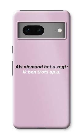 Ik ben trots op u