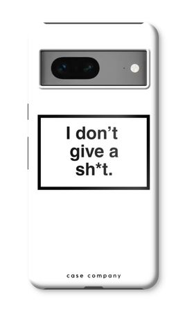 Don't give a shit