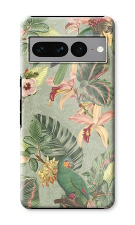 Tropical jungle parrot