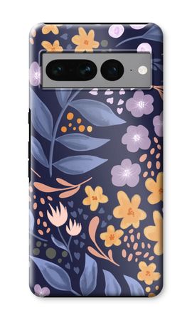 Flowers with blue leaves