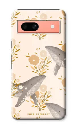 Floral Whales, Google Pixel 7A hårt skal