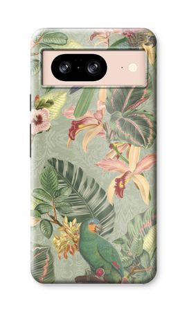 Tropical jungle parrot