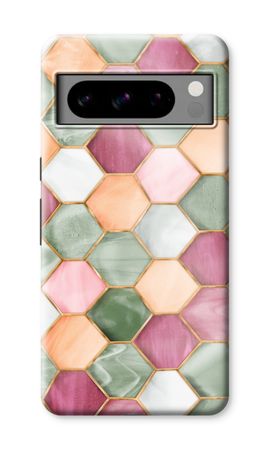 Hexagons in stained glass