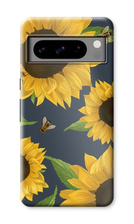 Sunflower and bees