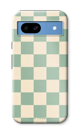 Checkered Mint, Google Pixel 8a tough case