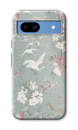 Japanska tranor blommar