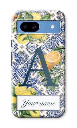 Monogram Blå kakelplattor