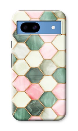 Hexágonos en vidrieras