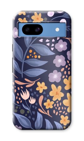 Flowers with blue leaves