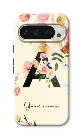 Flirty Flowers Monogram