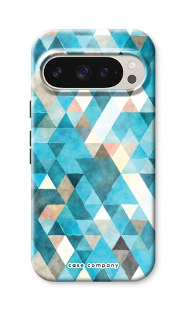 Coloured triangles blue