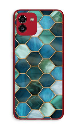 Hexagons in stained glass