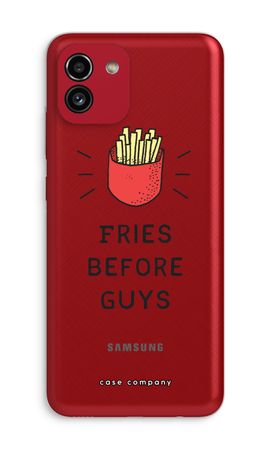 Fries before guys