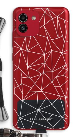 Geometric lines white