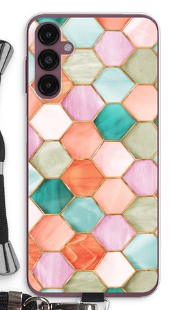 Hexagons in stained glass