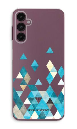 Coloured triangles blue