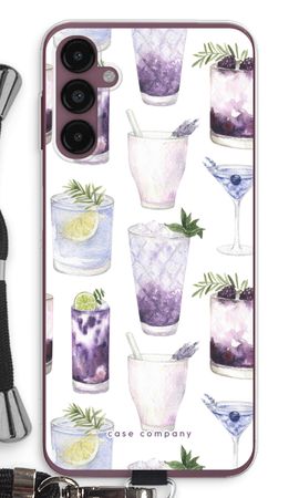 Violet cocktails