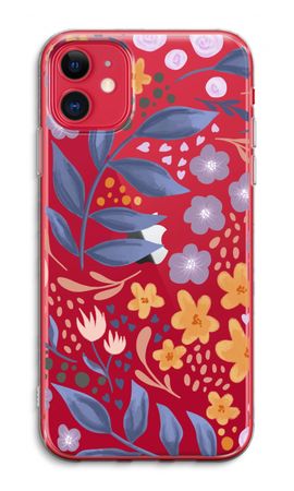 Flowers with blue leaves