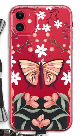 Fjäril i en blommig värld