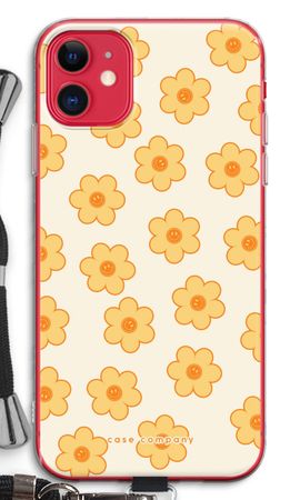Gelbe Smiley-Blume