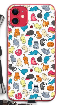 Colourful cats