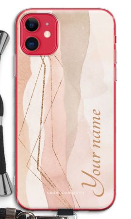 Gold Lines Namecase - Blush