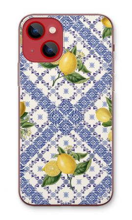 Blue tiles and lemons