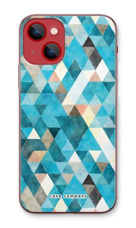 Coloured triangles blue