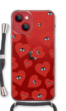 Red heart eyes