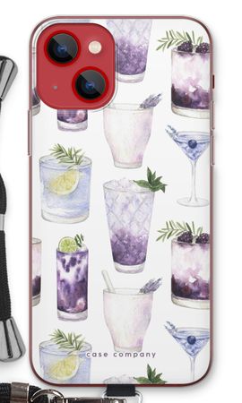 Violet cocktails