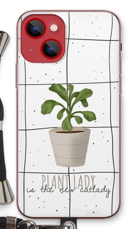 Houseplant on windowpane