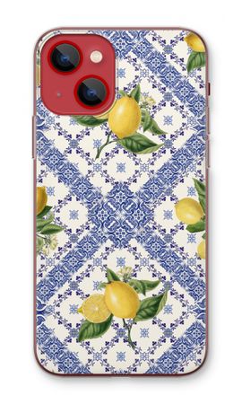 Blue tiles and lemons