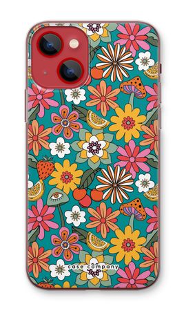 Retro Flowers N°2 - Blue