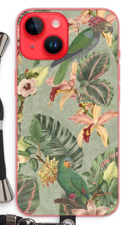 Tropical jungle parrot