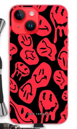 Schmelzender Smiley - Rot