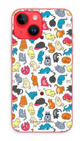 Colourful cats