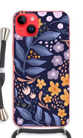 Flowers with blue leaves