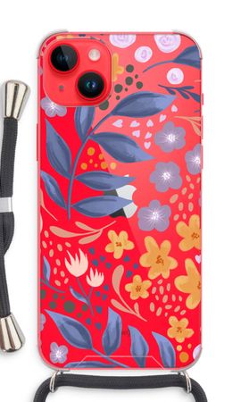 Flowers with blue leaves