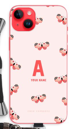 Rosy Butterflies Monogram